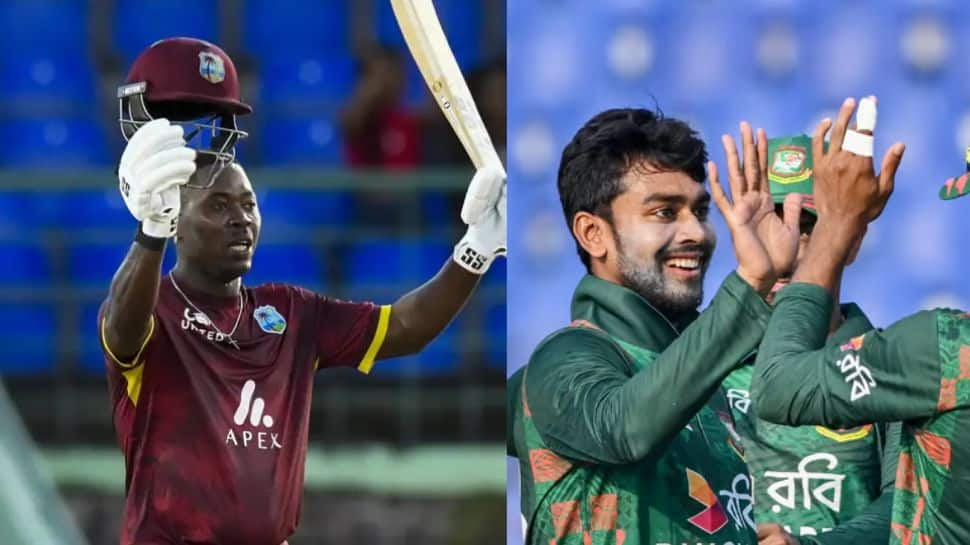 WI vs BAN: Sherfane Rutherford's Explosive Century Powers West Indies To Five-Wicket Win Over Bangladesh