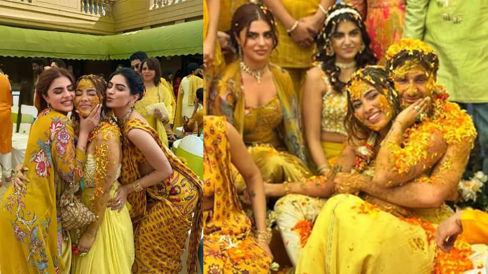 Anurag Kashyap’s Daughter Aaliyah’s Haldi Ceremony: Khushi Kapoor Drops Vibrant Inside Pics