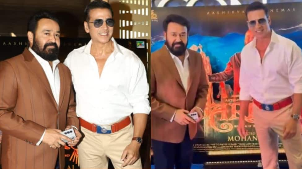 Barroz Trailer Launch: Mohanlal And Akshay Kumar Unite With A Warm Hug