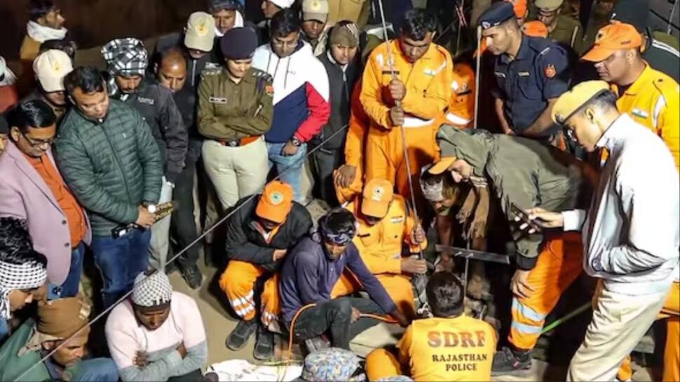5-Year-Old Rajasthan Boy Trapped In 150-Foot-Deep Borewell Dies After 55 Hours Rescue Ops 5-Year-Old Rajasthan Boy Trapped In 150-Foot-Deep Borewell Dies After 55 Hours Rescue Ops