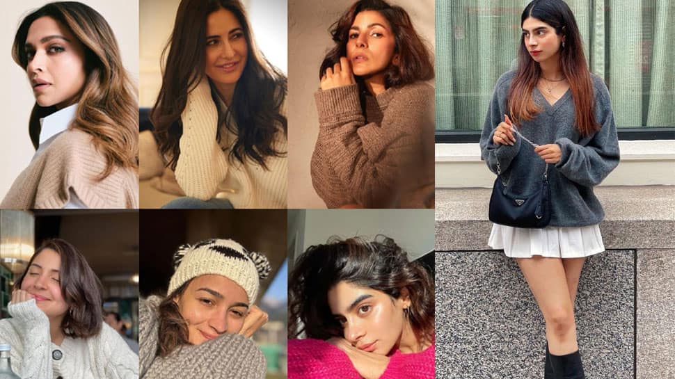Deepika Padukone, Katrina Kaif To Khushi Kapoor: Bollywood Actresses And Their High Street Winter Fashion