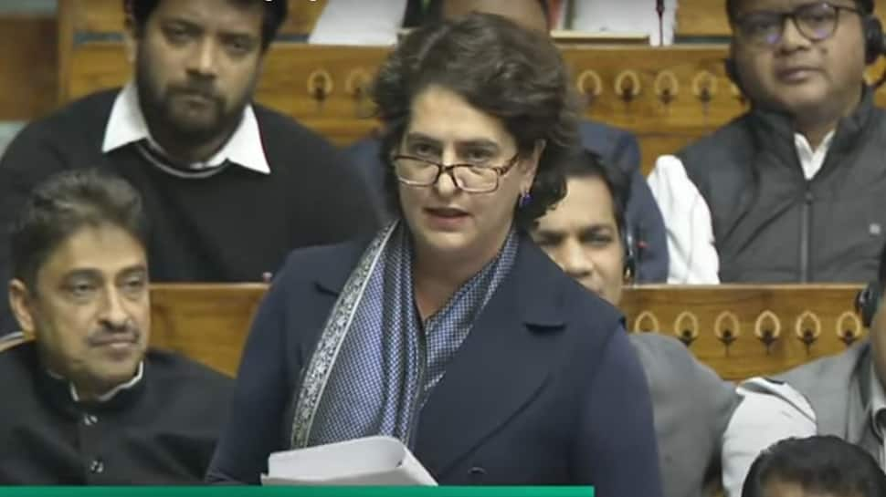 In Her Maiden Lok Sabha Speech, Priyanka Gandhi Accuses NDA Govt Over Attempting To Break Structure; Name For Caste Census