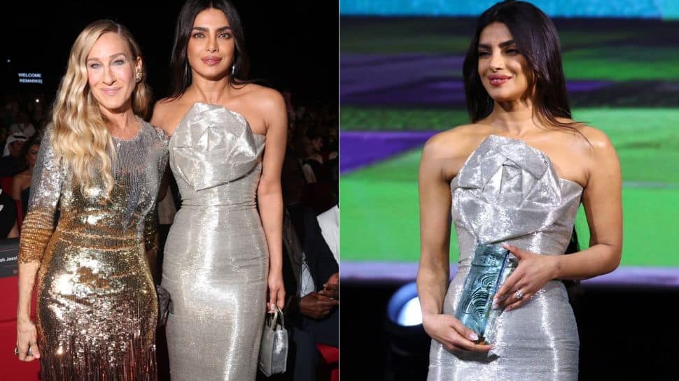 Sarah Jessica Parker Honors Global Icon Priyanka Chopra Jonas At Red Sea Film Festival