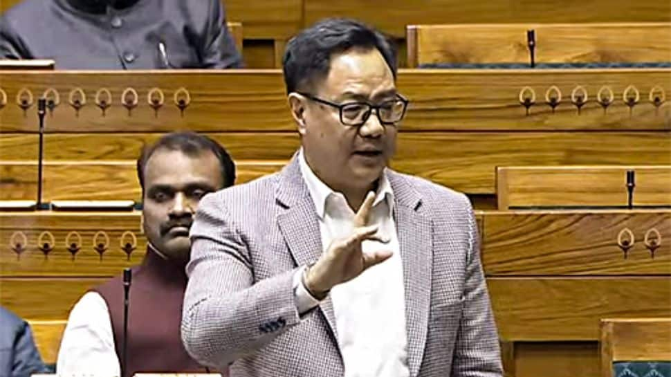 Youve Attacked Samvidhan..: Kiren Rijiju Slams Congress During Debate On Constitution In Lok Sabha