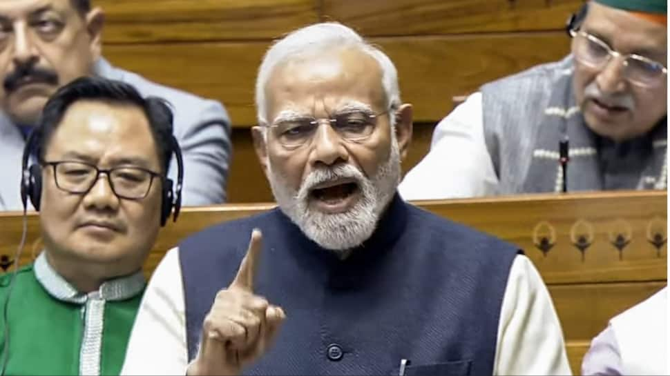 Modi In Lok Sabha: PM Slams Congress For Continually Disrespecting Structure, Lays Down 11 Sankalps For Indias Future