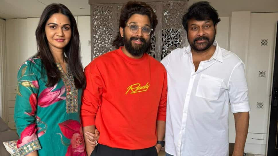 Allu Arjun Visits Chiranjeevi's Home After Getting Interim Bail