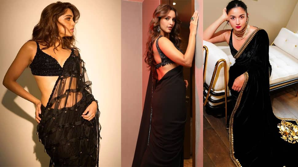 Times When These Actresses Wore Sensational Black Sarees