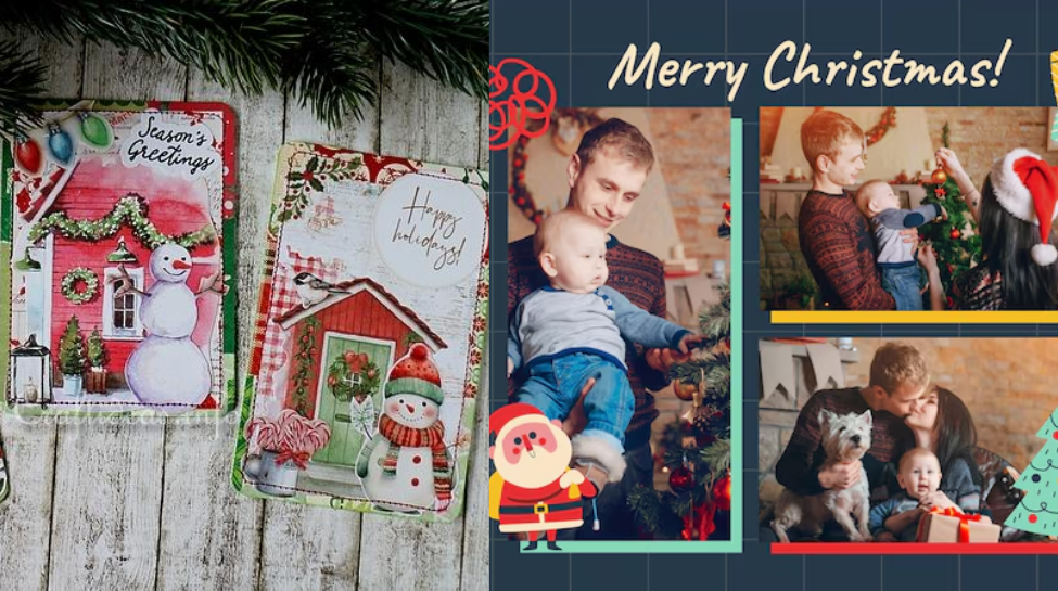 Photo Collage Cards: Cherished Memories