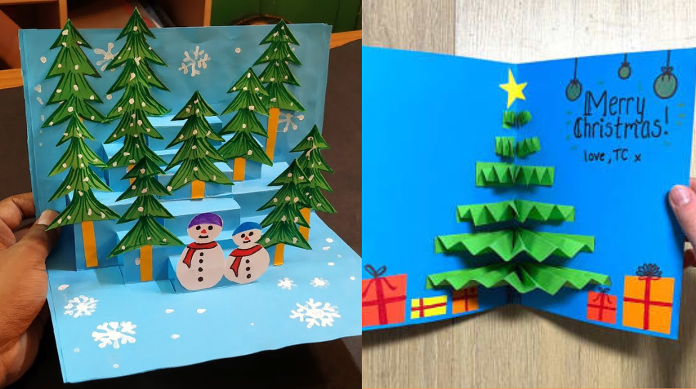 Pop-Up Christmas Cards: Interactive and Delightful