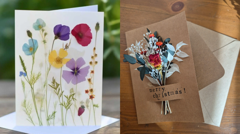 Pressed Flower Cards: Timeless Elegance