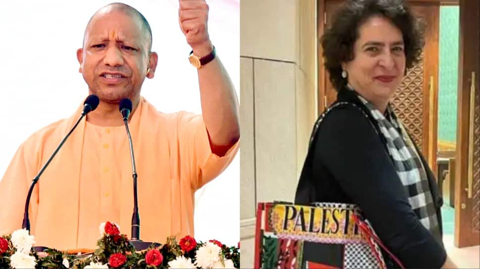 We Are Sending Youth To Israel, Whereas Congress…: UP CM Adityanth Takes Jibe At Priyanka Gandhi Over Palestine Bag