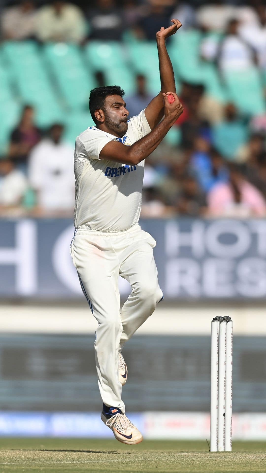 Fastest Indian to 350 Test Wickets