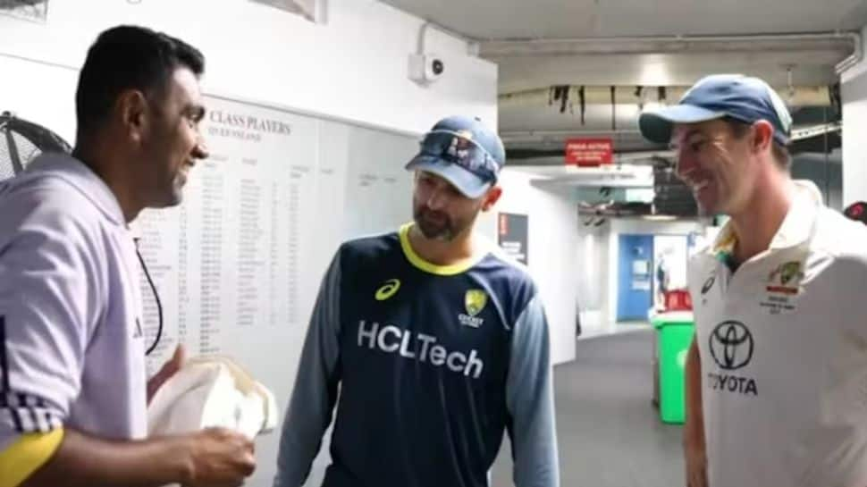 Pat Cummins, Nathan Lyon Give Signed Australian Jersey To Ravichandran Ashwin After IND vs AUS Third Test