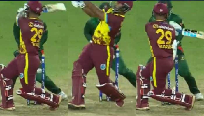 Nicholas Pooran's Brain-Fade Moment Stuns Fans As West Indies Struggles Against Bangladesh, Video Goes Viral - Watch