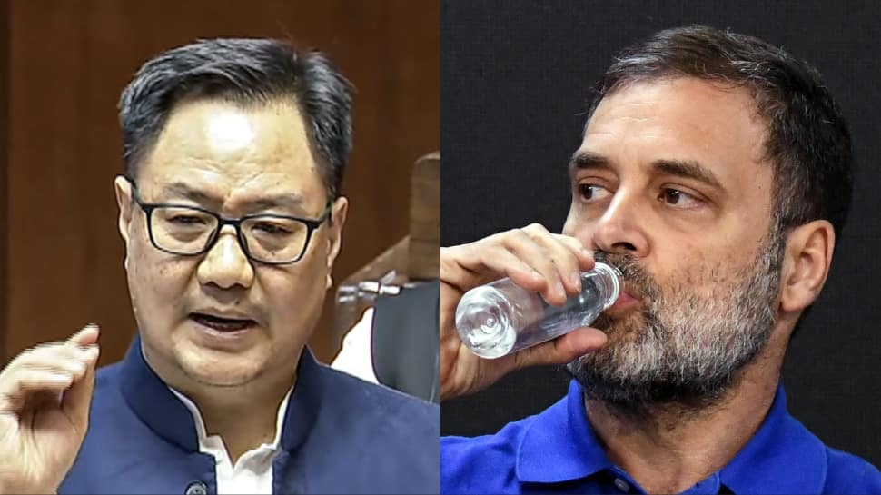 Incorrigible, Not Going To Enhance: Kiren Rijiju Slams Rahul Gandhi For Ruckus In Parliament