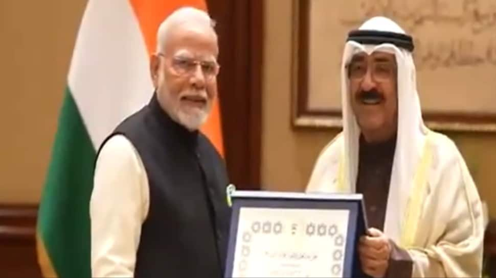 Modi In Kuwait: PM Honoured With Gulf Countrys Highest Honour, The Order Of Mubarak Al Kabeer