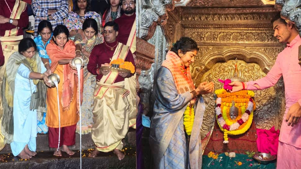 Ramayan Actress Sai Pallavi Visits Kashi Vishwanath Temple, Seeks Blessings