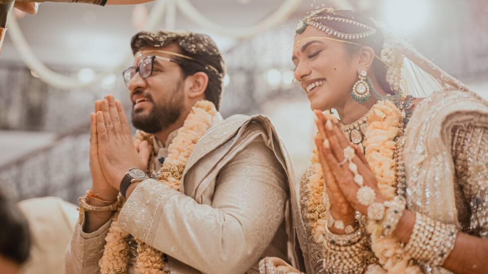 PV Sindhu Ties Knot With Venkata Datta Sai: India Badminton Star Shares Pics From Her Dreamy Wedding Bash