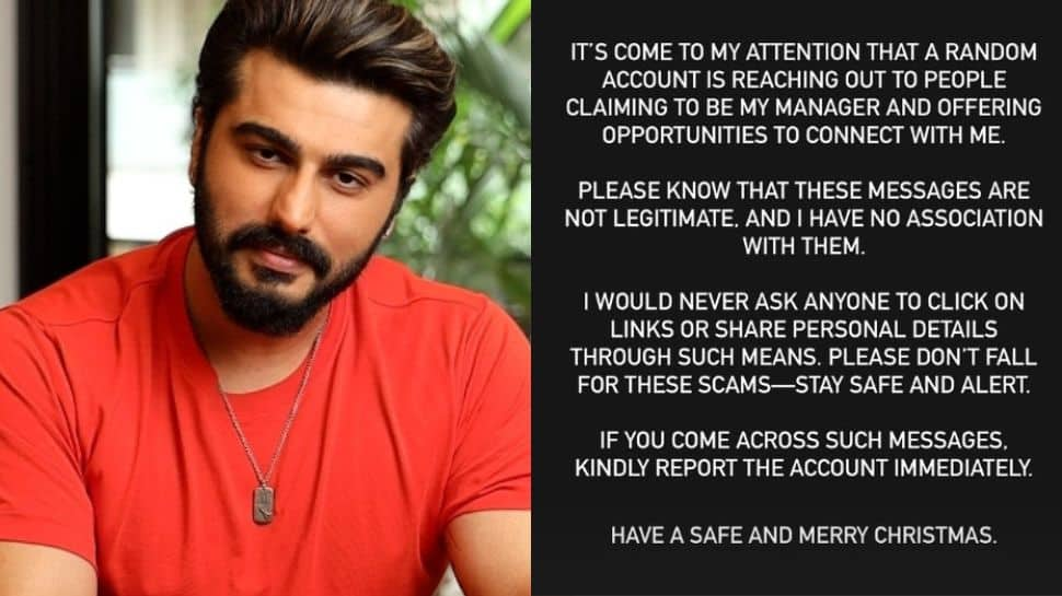 Arjun Kapoor Warns Fans After Falling Victim To Online Scam: 'Report The Account Immediately...'