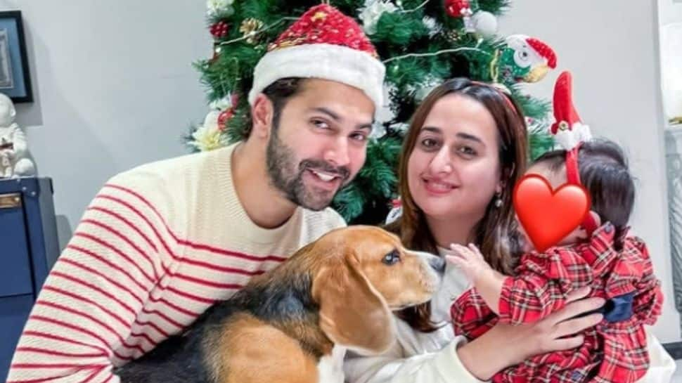 Varun Dhawan Shares Adorable Family Picture With Natasha, Daughter Lara And Furry Friend, Calls Them 'My Babies'