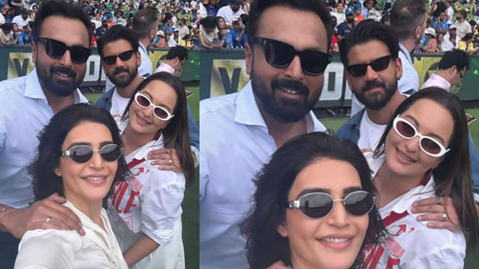 Sonakshi Sinha, Karishma Tanna Cheer For Team India During Boxing Day Match In Melbourne