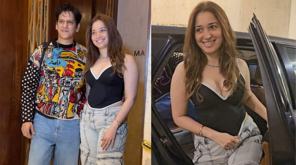 Lovebirds Vijay Varma And Tamannaah Bhatia Steal The Spotlight At Manish Malhotra’s Party, Pose Hand-in-hand: Watch Video