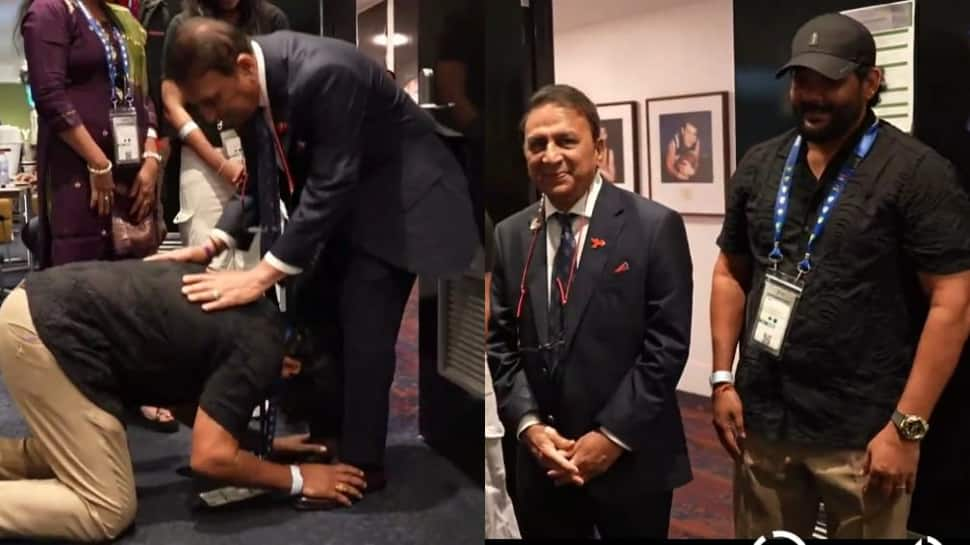 Nitish Reddy Father Touches Sunil Gavaskar Feet In Heartwarming Meeting, India Great Says THIS - WATCH