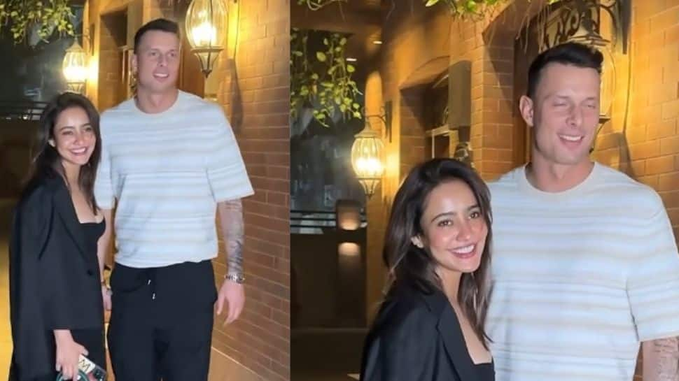 Neha Sharma Dating Croatian Footballer Petar Sliskovic, Spotted Walking Hand-In-Hand, Watch Video