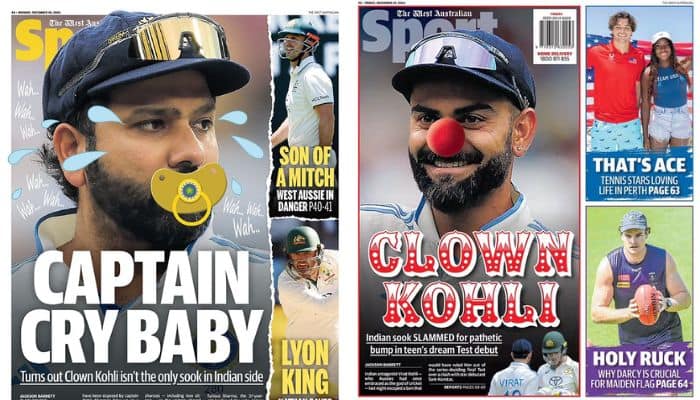 From 'Clown' Kohli To 'Cry Baby' Rohit: Australian Media Takes Aim At ...