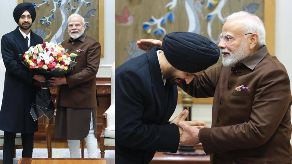 PM Modi Meets Diljit Dosanjh, Praises Him As "Combination Of Talent And Tradition"