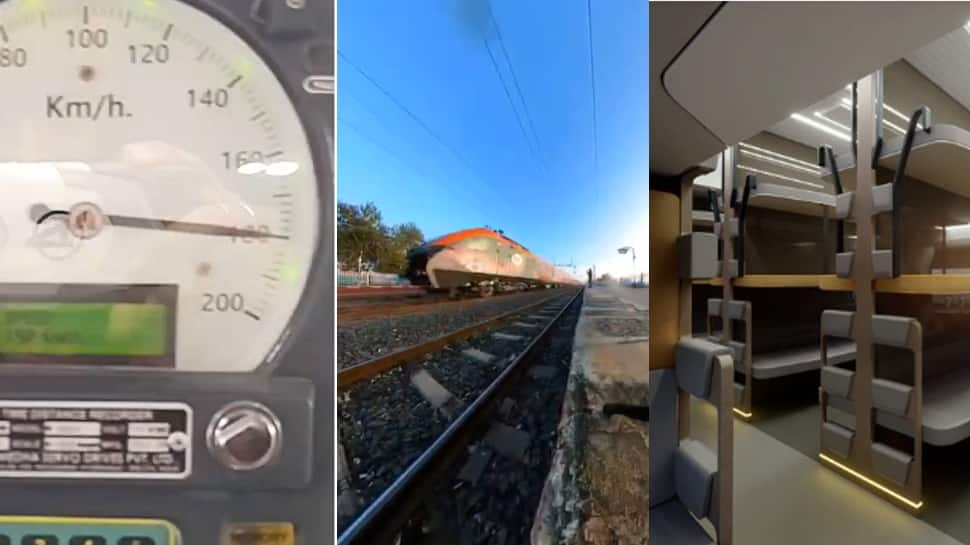 Watch: Vande Bharat Sleeper Express Clocks 180kmph Speed During Trials – Luxury Ride Coming Soon