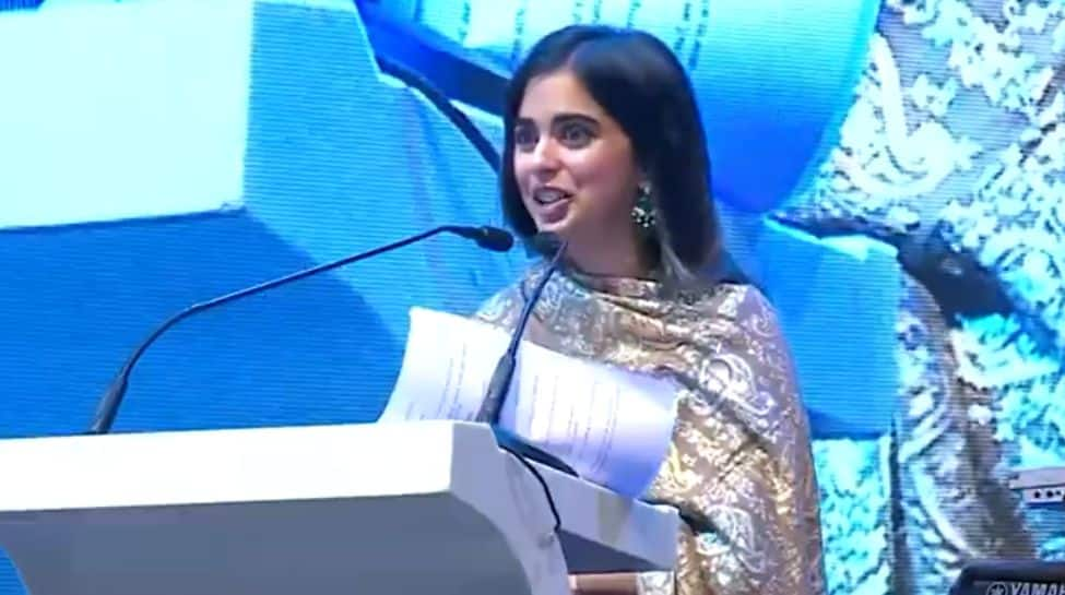 Isha Ambani Pays Tribute To Dhirubhai Ambani And Mukesh Ambani At Jamnagar Refinery’s 25th Anniversary