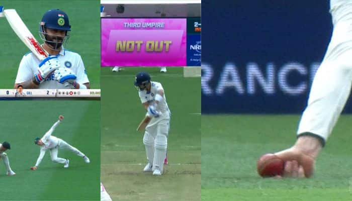 Virat Kohli Survives Golden Duck As Steve Smith's Extraordinary Catch Is Denied By Third Umpire; Video Goes Viral - Watch