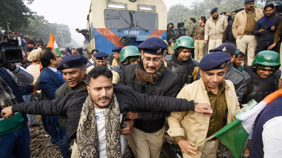 BPSC Exam Row: MP Pappu Yadavs Supporters Stage Rail Blockade In Patna