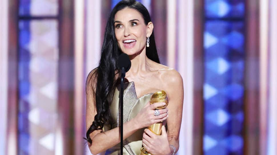 Golden Globe Awards 2025: Demi Moore's Powerful Speech Evokes Loud Cheer