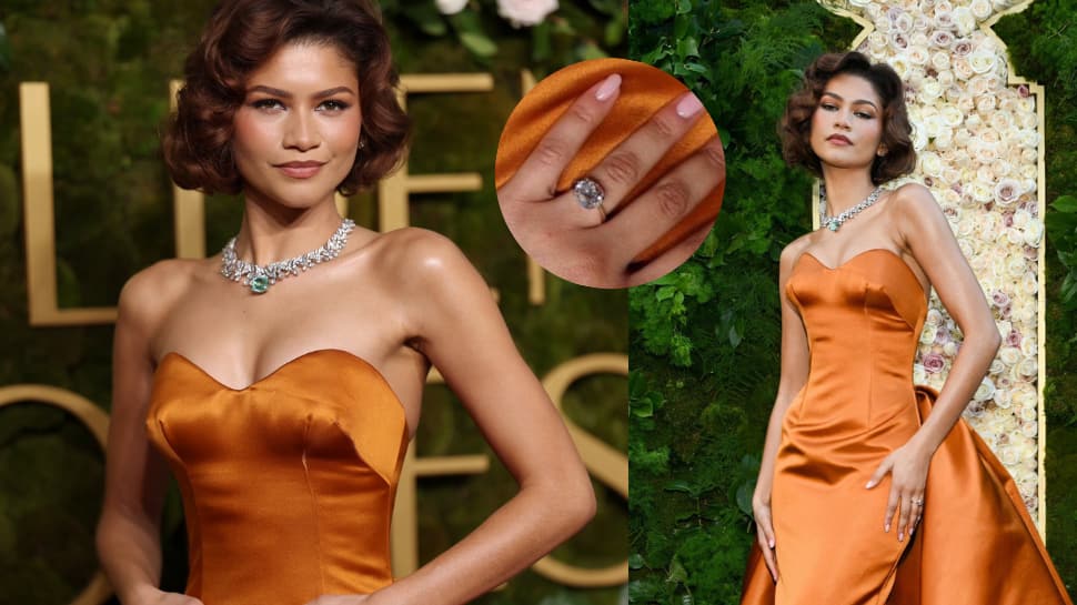 Zendaya And Tom Holland Spark Engagement Rumors With Diamond Ring At 2025 Golden Globes