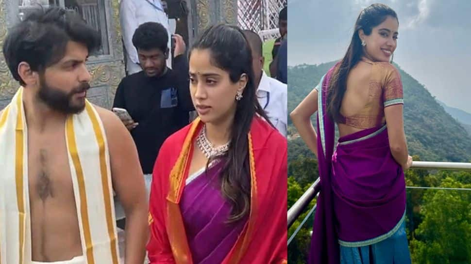 Janhvi Kapoor And Rumoured Beau Shikhar Pahariya Seek Lord Venkateswara’s Blessings At Tirupati Temple