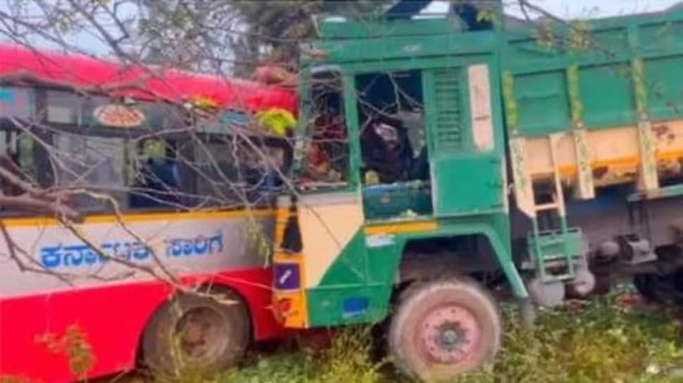 4 Useless, 30 Injured In Bus-Truck Collision In Tamil Nadus Ranipet