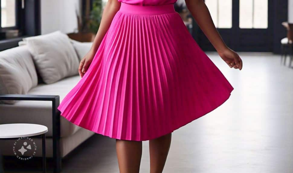 Pleated Midi Skirt: Classic Style & Contemporary Fit Pleated Midi Skirt: Classic Style & Contemporary Fit