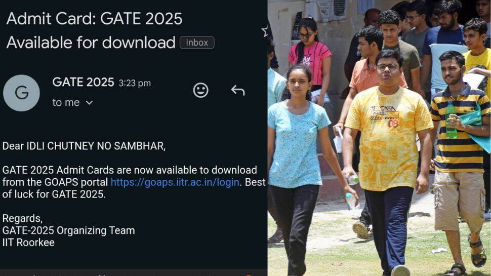 'Dear Idli Chutney, No Sambhar': Email To GATE Aspirants From IIT Roorkee Goes Viral, Sparks Security Concerns