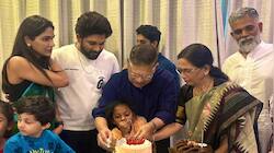 Pushpa 2 Star Allu Arjun Celebrates His Father's Birthday; Gets The Best Cake