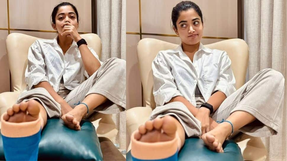 Rashmika Mandanna Bounces Back To 'Bunny Hop Mode' After Leg Injury At 'Sacred Gym Shrine'