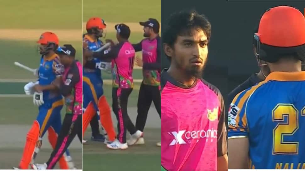 BPL 2025: Shocking On-Field Fight Between Mohammad Nawaz And Tanzim Hasan Sakib - Watch Video