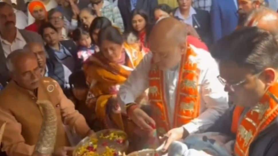 Did Amit Shah Just Scold Jay Shah In Front Of Crowd At Temple? Video Goes Viral - Check