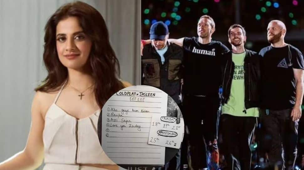 Jasleen Royal Unveils 'Set List' For Coldplay Concert, Teases Fans With 2 Empty Slots