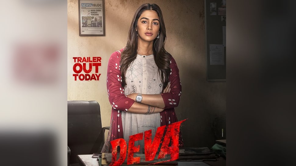 Shahid Kapoor And Pooja Hegde Unveil New Posters For Deva Ahead Of Trailer Release