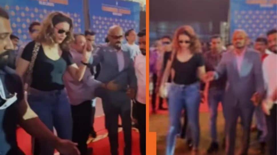 Vinod Kambli Overcomes Health Struggles To Celebrate Wankhede's Milestone As His Wife Helps Him Walk Into The Stadium - Watch Video