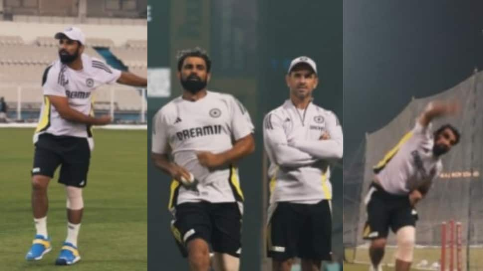 Mohammed Shami Returns To Training At Eden Gardens Ahead Of T20I Series Against England - Watch