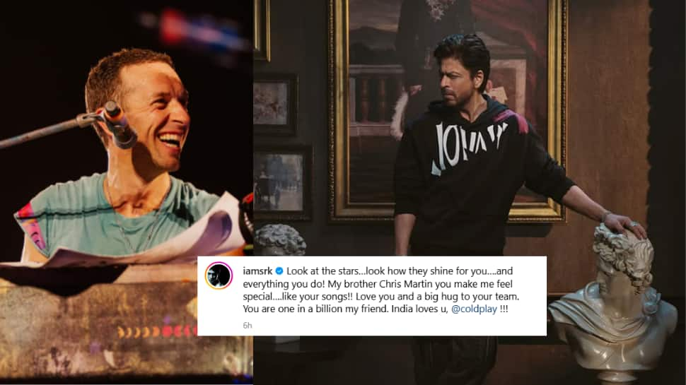 Shah Rukh Khan Reacts To Chris Martin’s 'Shah Rukh Khan Forever' Shoutout At Coldplay Concert