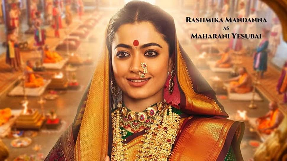 Rashmika Mandanna Exudes Royal Look As Maharani Yesubai In Her First Look Poster From 'Chhaava'